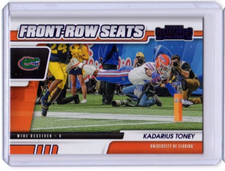 2021 Contenders Draft Picks Front Row Seats Kadarius Toney RC #26 Purple Rookie
