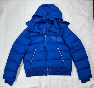 Y-3 Yohji Yamamoto Down Puffer Bomber Jacket Coat y3 Adidas Flying