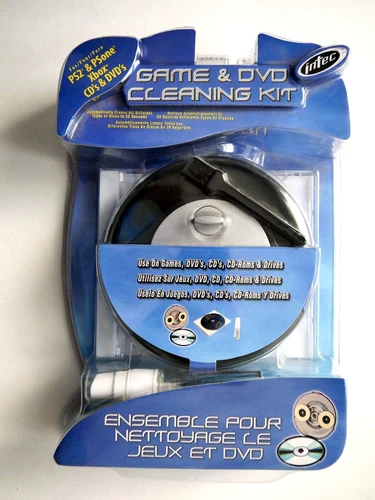 Intec CD DVD Game Cleaning Kit Powered System