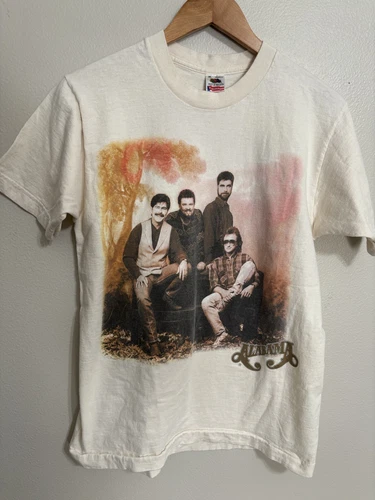Vintage 90s Alabama 95 Tour Band T Shirt Medium Fruit Of The 1990s vintage concert t-shirt, vintage, size M, single stitch, B+ condition