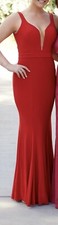 Sherri Hill size 6 Red full length formal occasion mermaid gown