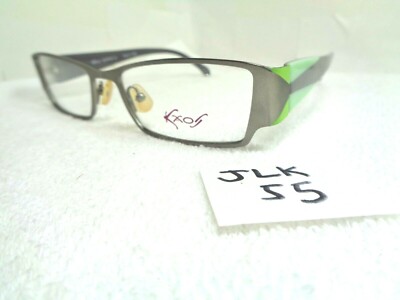 New KAOS Eyeglasses KAOS 155 C3 Grey Green Rectangular Unisex Italy  (JKL-55) 