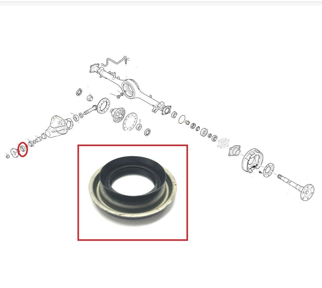 FOR FORD RANGER PICK UP ER24 2.5TD/ER28 2.9D REAR DIFFERENTIAL PINION SEAL  1999+ | eBay