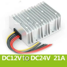High Power 12V To 24V 500W 21A DC Power Step-Up Module 12V Up 24V Converter