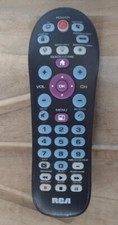 RCA RCR414BHE 4-Device Universal Remote Control Pre-owned Clean Multi Brand