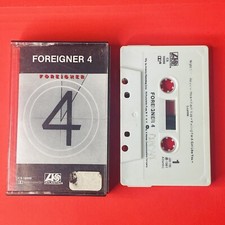 Foreigner 4 Cassette juke box hero 1981 Atlantic records vintage TESTED Vtg