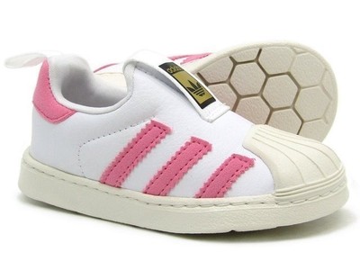 adidas superstar white pink