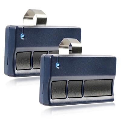 2 Replacement for Liftmaster 373LM Car Garage Door Remote Opener Blue