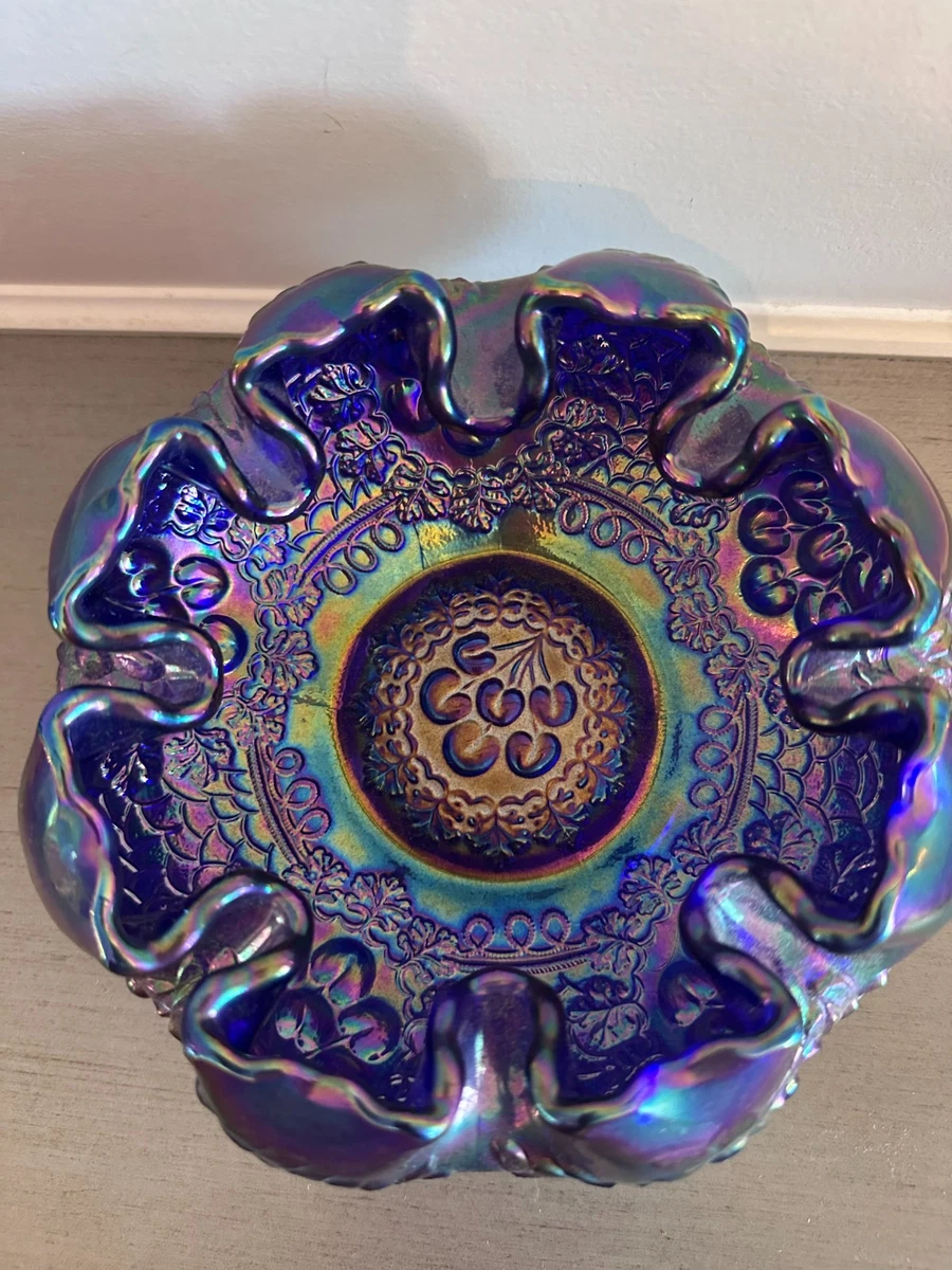 fenton blue carnival glass products for sale | eBay