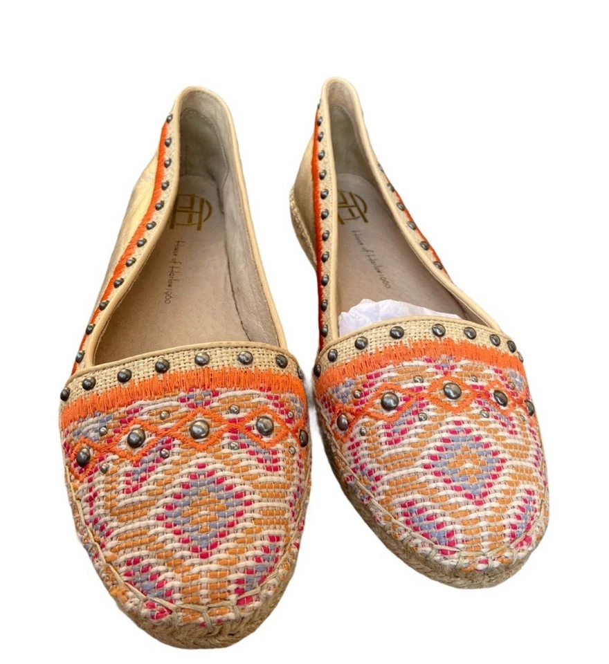 House of Harlow 1960 Espadrille KAT Women's Leather Size 8.5 Slip On - Image 2 of 4