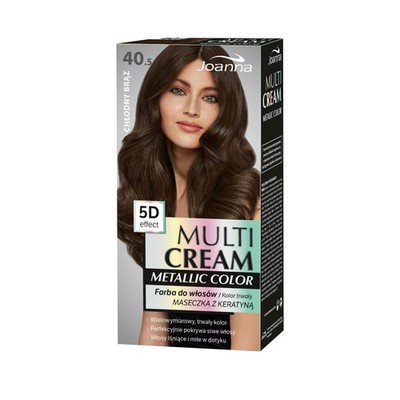 JOANNA Multi Cream Metallic Color 5D Effect Haarfärbemittel 40.5 Cool Brown