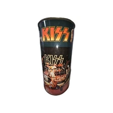 VINTAGE 1978 Aucoin KISS Metal Trash Can HOLY GRAIL. 