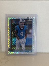 2025-26 Topps Chrome Football Tetairoa McMillan Panthers X-Fractor Rookie