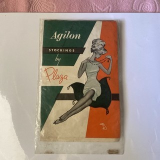 Vintage 1pair Elbeo Sheer Nylon Stockings & 1 Pair Tights Hosiery Italy
