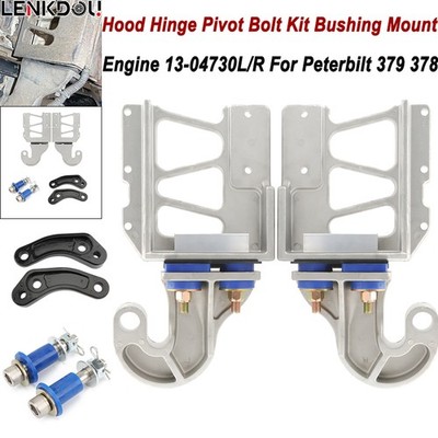 Exterior Engine Hinge Hood Pivot Bracket Bushing Assembly For Peterbilt 379 378