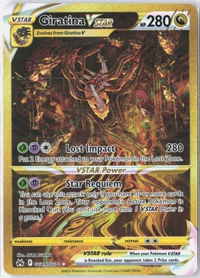 Giratina VSTAR (Secret) - #GG69/GG70 Crown Zenith: Galarian