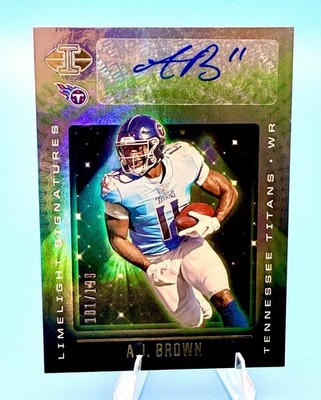 2021 Panini Illusions - Limelight Signatures A.J. Brown #LS-AJ /199 (AU)