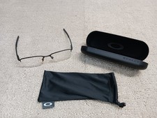 OAKLEY OX3218-0154 SOCKET 5.5 Poloished Black EYEGLASSES W/CASE