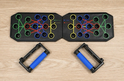Custom Foldable Push-up Fitness Board - Upper Body Strength and Conditioning