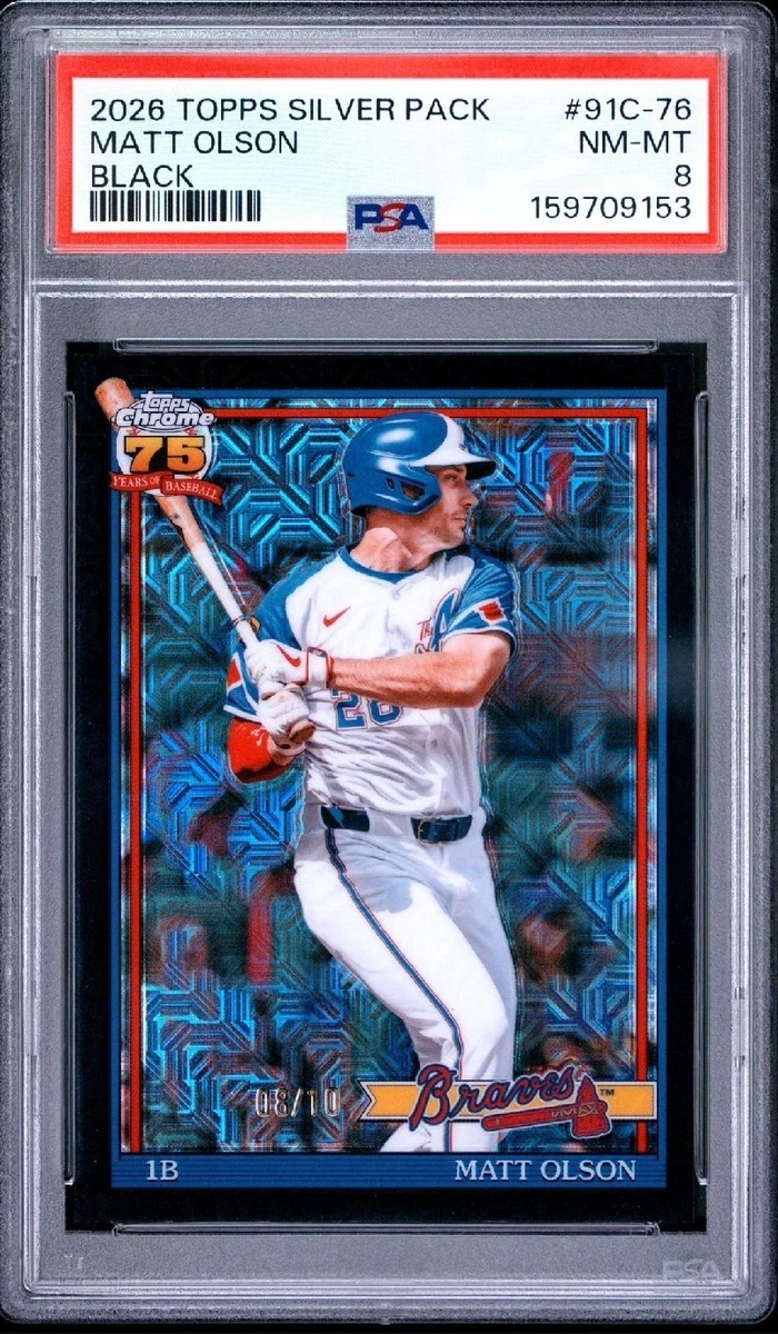 Matt Olson Baseball Serial Numbered Sports Trading Cards