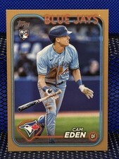 2024 Topps Update CAM EDEN Toronto Blue Jays RC Rookie Card Gold 0964/2024. rookie card picture