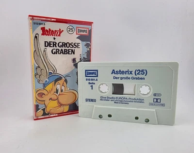 Asterix 25 Der große Graben MC Kassette hellblau - Bild 1 von 4