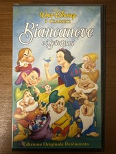 I classici BIANCANEVE E I SETTE NANI (maggio 1994) VHS Walt Disney Originale