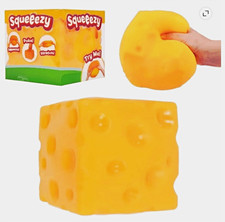 Squeezy Cheese Character Family Tactile Squeeze Toy, Yellow, Age 4-7 Years