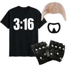 Stone Cold Wrestler Costume Set Xmas