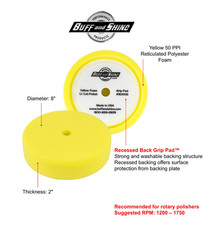 Buff & Shine 3000G 8  x 2  Recessed Hook & Lo...