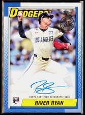 2025 Topps Update #90B2-RR River Ryan 1990 35th Anniversary Autographs