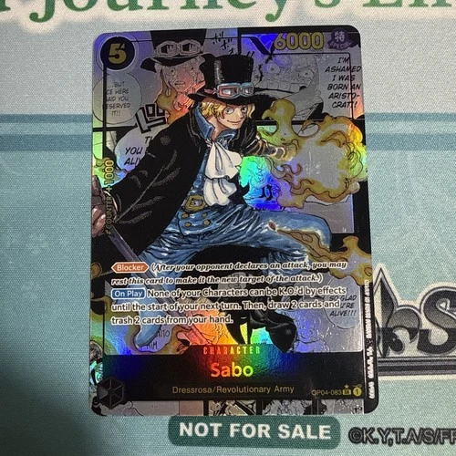 Sabo (Alternate Art) (Manga) OP04-083 Kingdoms of Intrigue Foil LP