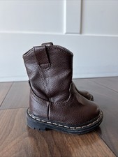 Garanimals Brown Leather Boots Size 2