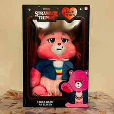 STRANGER THINGS x Care Bears CHEER BEAR AS ELEVEN 12" Plush Netflix - SHIPS ASAP