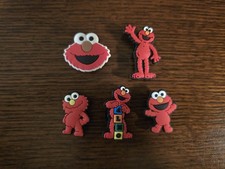 Lot Of 5 Elmo Shoe Charms
