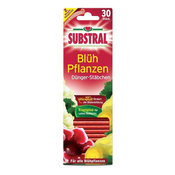Substral DüNger-StäBchen FüR BlüHpflanzen - 30 StüCk - Eisenmangel DüNgersticks-image
