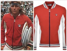 Fila Settanta Wimbledon Red Tennis Track Top - RRP £75 - Bjorn Borg