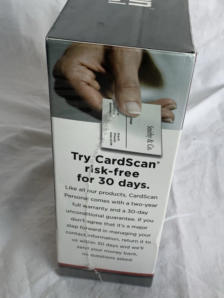 Brand New CardScan Personal Contact Manger Compact Business Card Scanner Sealed - Image 2 of 4