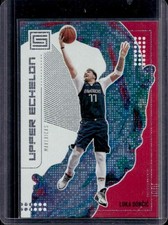 2019-20 Panini Status Luka Doncic Upper Echelon Red #5 Mavericks