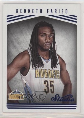 2016-17 Panini Studio Studio Edition Kenneth Faried #130 f9a