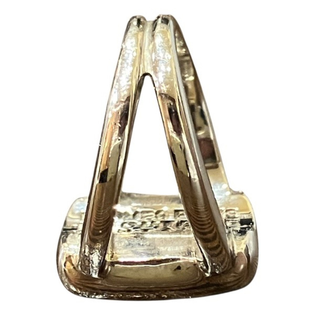 HERMES Corozo Sellier Ring Silver/Shell JP10 US5.… - image 9