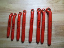Knipex 1000V SAE Insulated Box End Wrench Set 8 Pieces