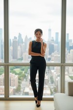 Nine West Barely Bootcut Black Dress Pants