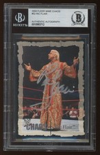 Ric Flair BGS/BAS 2004 Fleer WWE #52 Nature Boy Autographed Auto Card HOF