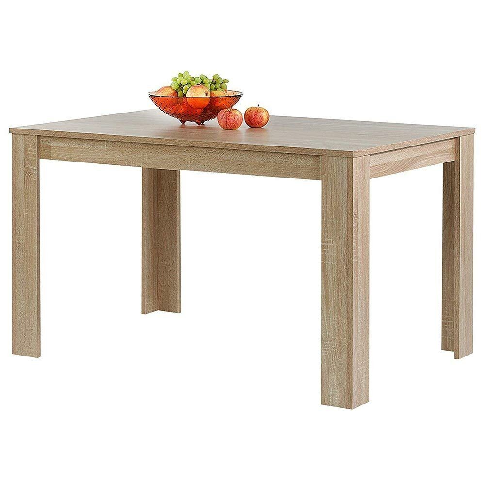 Tavolo da Pranzo Moderno in Legno MDF 120x80 cm foto 4