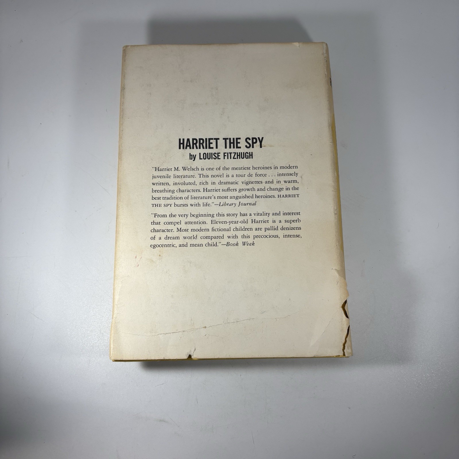 FILA HARRIET THE SPY Louise Fitzhugh 1964 Book 1st Edition Dust Jacket BCE Harper Row