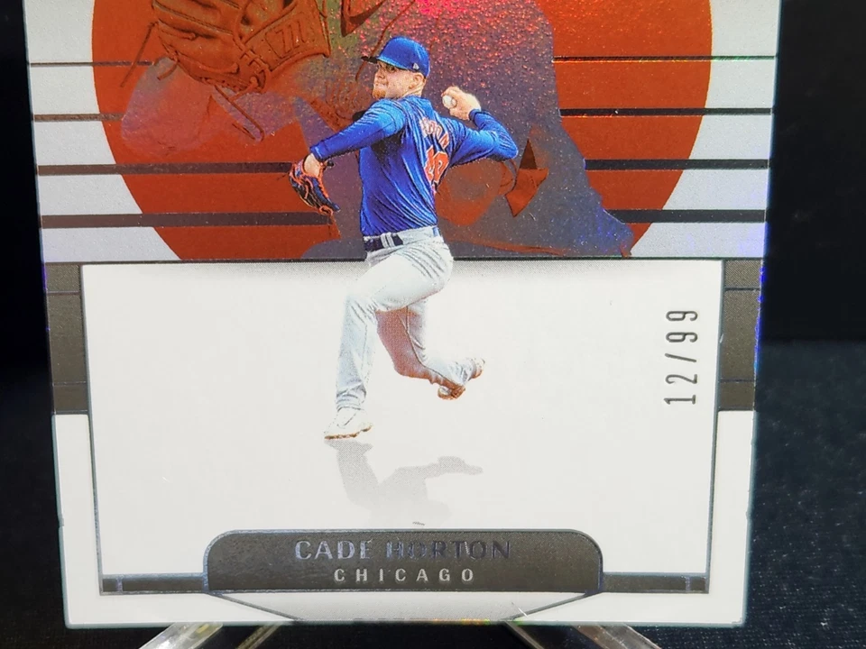 2024 Panini Three and Two On The Horizon Cade Horton 12/99 Chicago Cubs - Image 3 of 4