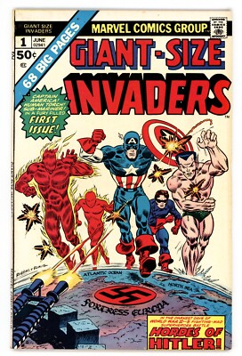 Giant-Size Invaders #1 Fine+ 6.5 1975 Frank Robbins Cover