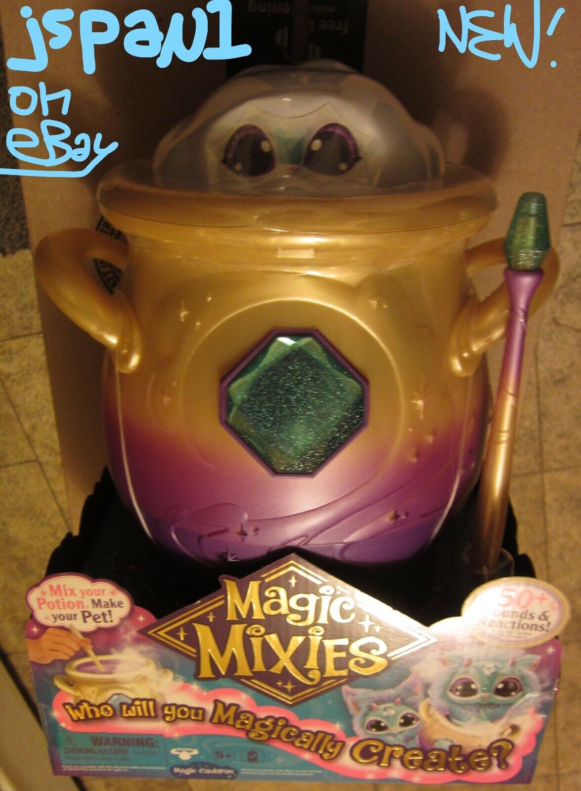 Magic Mixies Trust Magical Misting Cauldron Blue FREE and Sales for sale Ships Mixie
