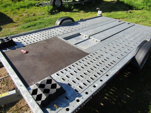 Brian James trailers open car transporter flat bed trailer - nearly new! (8233) - Picture 7 of 10